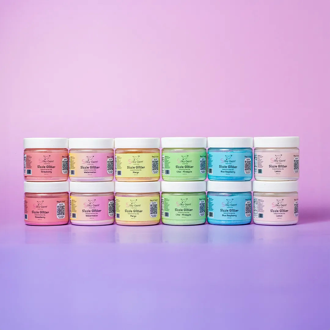 Silky Gem® Sizzle Glitter Sour Dip Watermelon