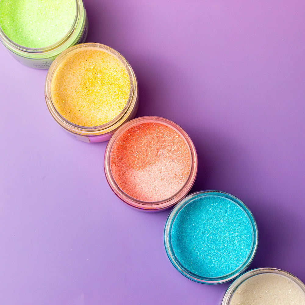 Silky Gem Sizzle Glitter Sour Dip Strawberry crystal candy product image