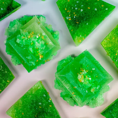 Silky Gem Green Apple + Pear Apatite crystal candy product image