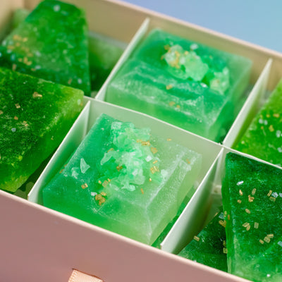 Silky Gem Green Apple + Pear Apatite crystal candy product image