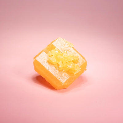 Love at First Bite crystal candy cut open to show the jelly-like center