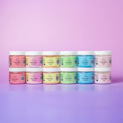 Silky Gem Sizzle Glitter Sour Dip Lemon crystal candy product image